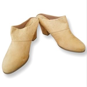 Joan Boyce Slip On Heeled Booties